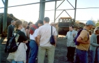 At Compost recycling factory, CZ, 2004