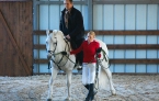 Preparing to  Horseback Riding, Ukraine